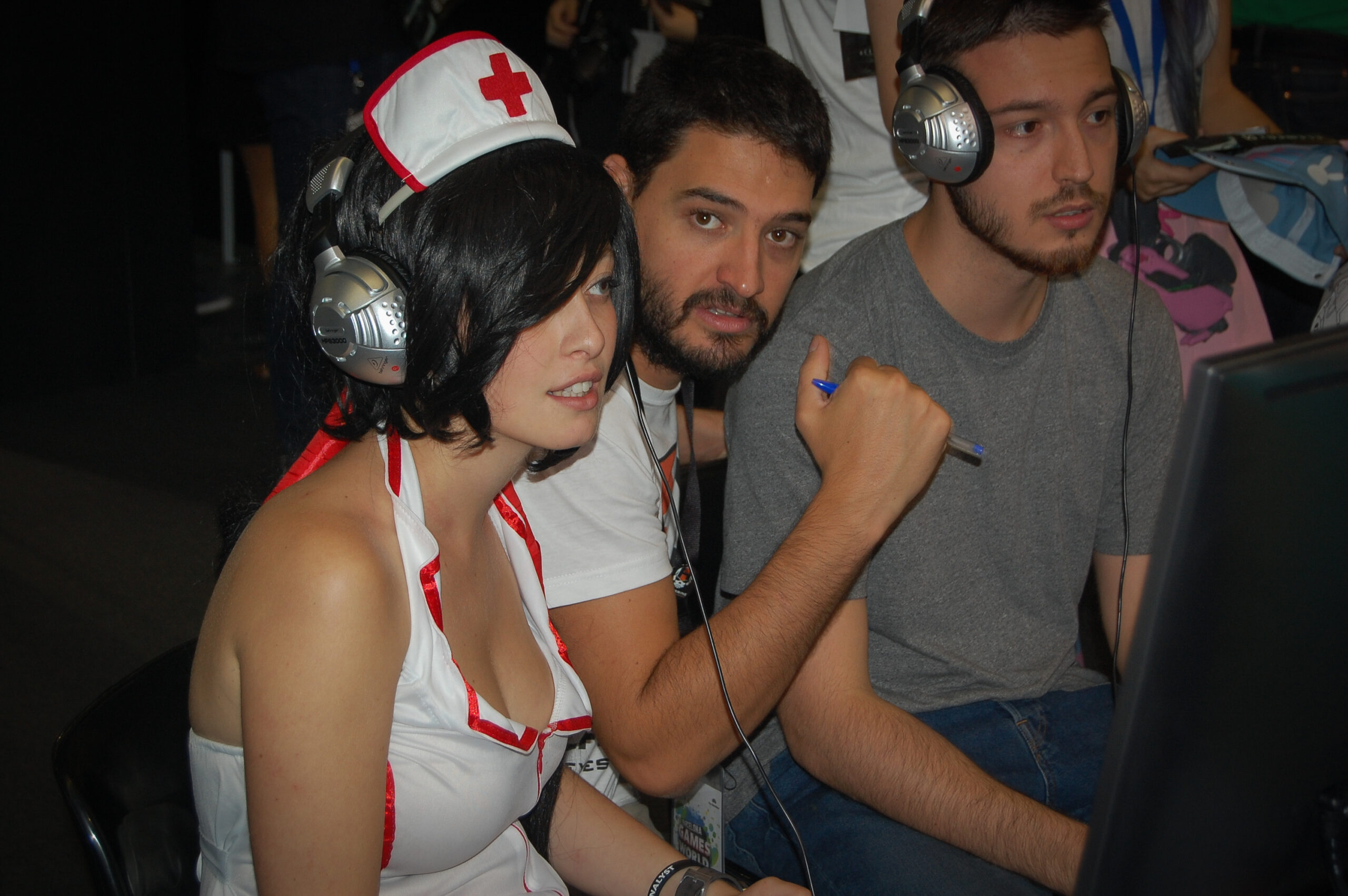 Enfermera jugando