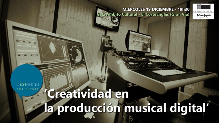 Cartel de la charla de producción musical