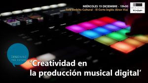 Cartel de la charla de producción musical