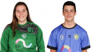 Alicia Robles y Manuel Muñoz - deporte base ESI CBM Bullense