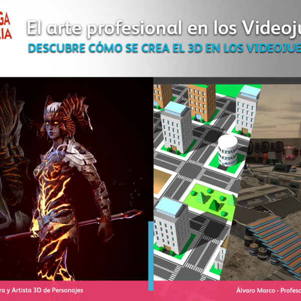 Charla: El arte profesional en los videojuegos