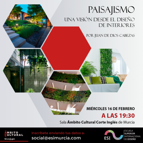 Charla: Paisajismo. Una visión desde el Diseño de Interiores.