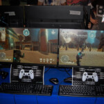 Videojuego cargado en stand